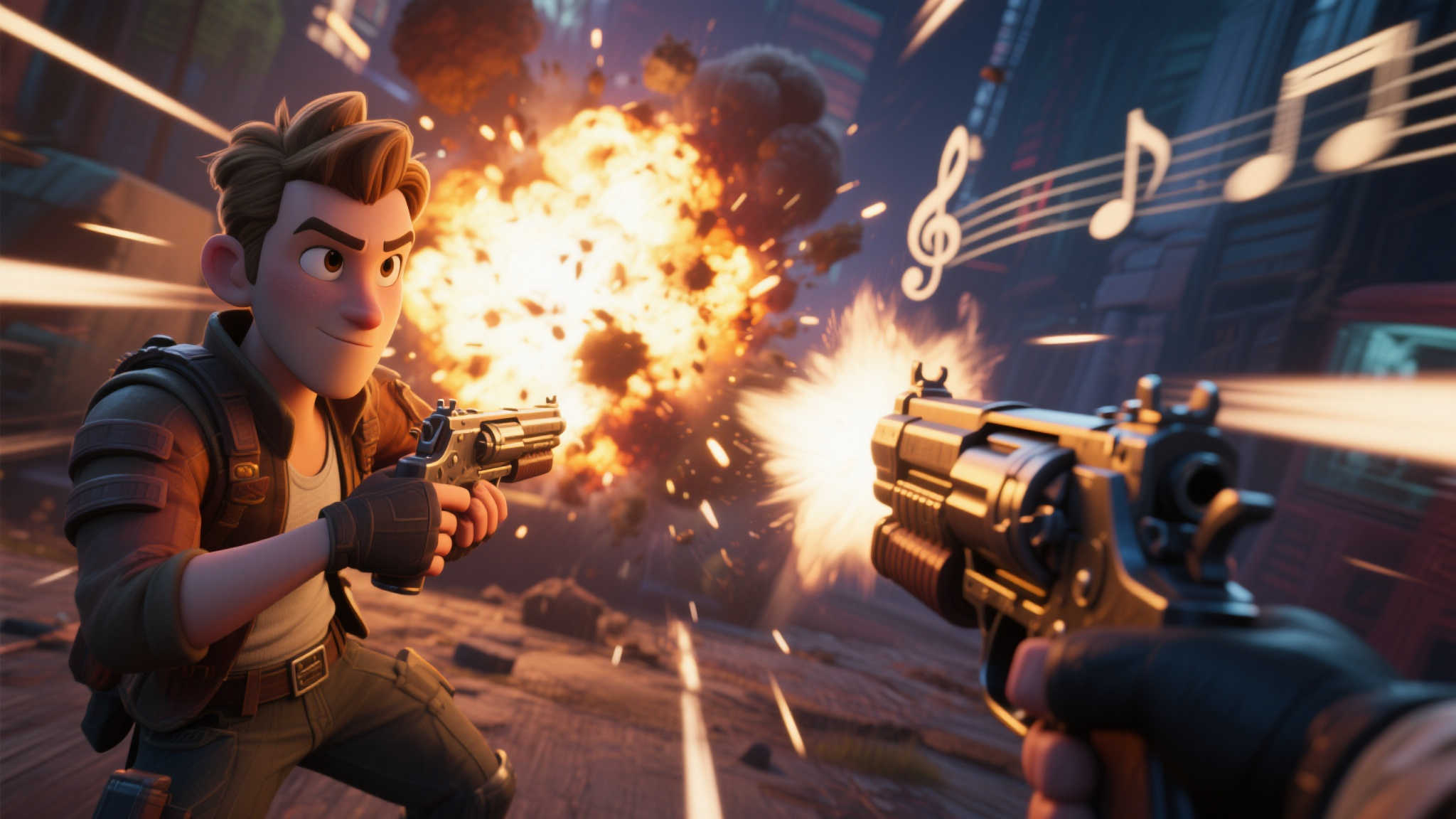 此外，音效设计也为这段动画增色不少。背景